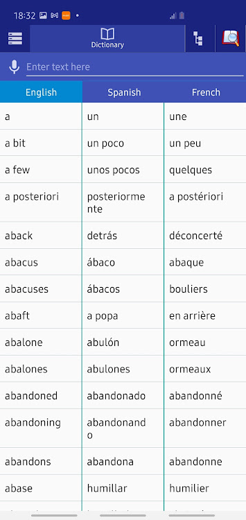 Spanish French Dictionary - 1.5 - (Android)