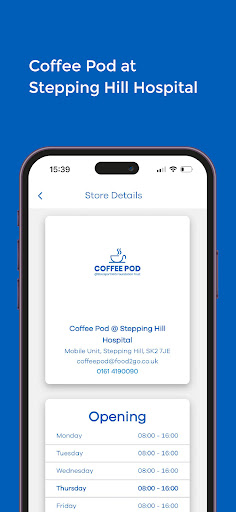 Android application Coffee Pod screenshort