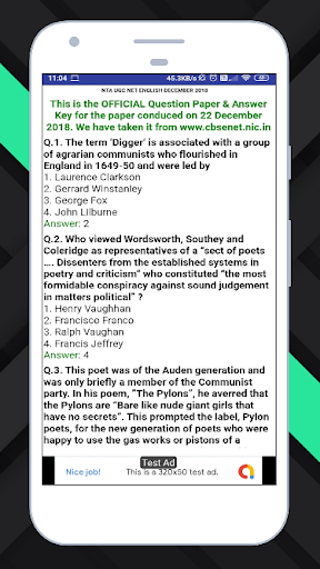 UGC NET ENGLISH LITERATURE PAPER-2  NET/JRF/SET