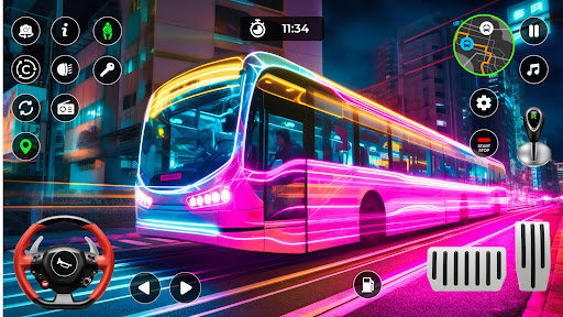 Android application Indian Coach Bus Simulator screenshort