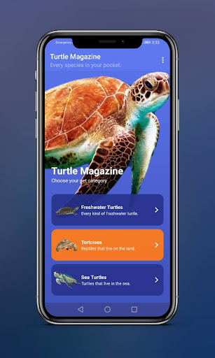 Android application Turtle Magazine screenshort