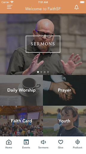 Android application FBF Connect screenshort