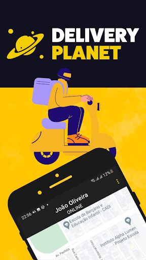 Android application Delivery Planet Entregadores screenshort