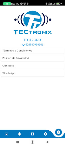 Android application TecTronix GPS screenshort