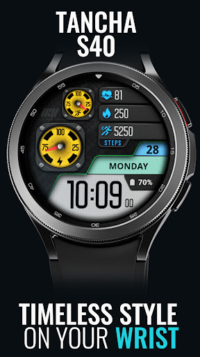 Android application Tancha S40 Digital Watch Face screenshort