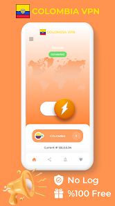 Captura de Pantalla 1 Colombia VPN - Private Proxy android