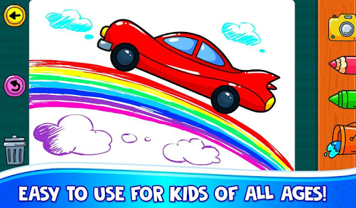 Learn Coloring & Drawing Car Games for Kids 9.0 screenshots 4
