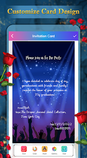 Invitation Card Maker IMG,PDF Screenshot