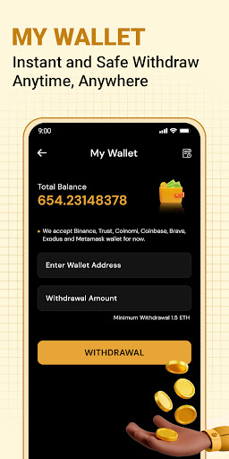 ETH Cloud Miner- Earn Ethereum screenshot 3