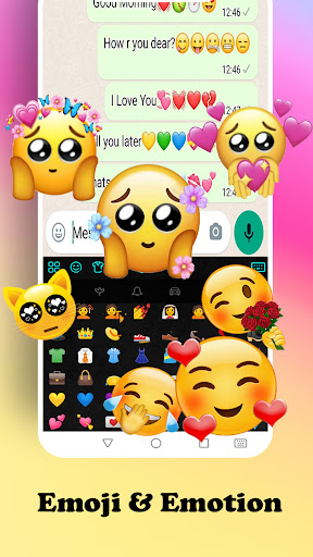 Water Flower Live Keyboard Screen 3