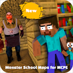 Cover Image of Download Monster School Maps for MCPE 1.0.0 APK