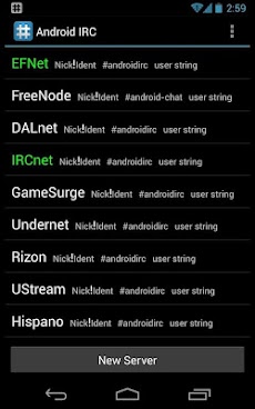 IRC for Android ™のおすすめ画像1