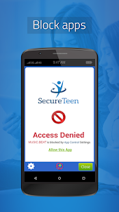 SecurTeen Parental Control App Screenshot