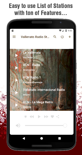 Vallenato Radio Stations Screen 2