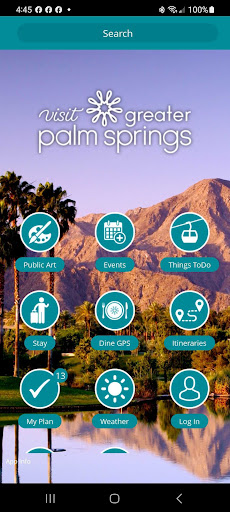 Android application Visit Greater Palm Springs screenshort