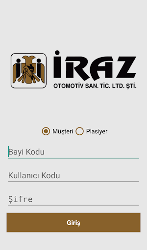 İraz Otomotiv B2B Screen 2