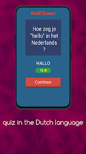 quiz in the Dutch language