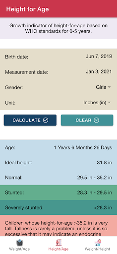 Child Growth Standards Screen 3