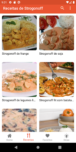 Receitas de Strogonoff (FÁCEIS Screen 2