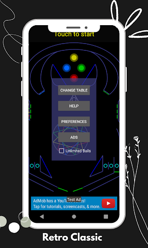 Android application Retro Pinball Saga screenshort