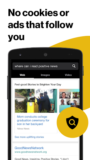 Screenshot of Yahoo OneSearch