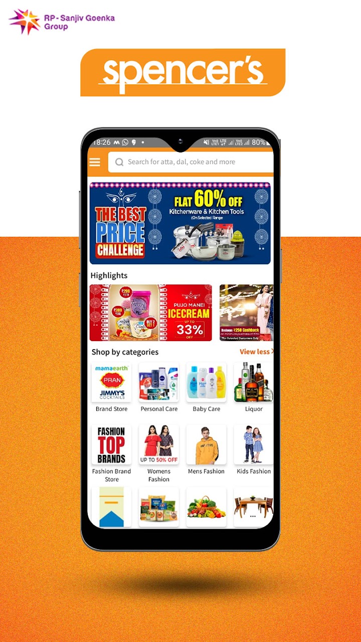 Spencer’s Online Shopping App