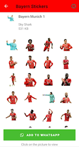 Captura de Pantalla 1 Bayern Munich Stickers android