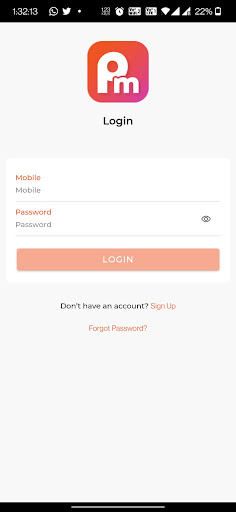 Android application Poshme screenshort