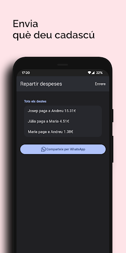 Antimorosos - Repartir diners Screen 3