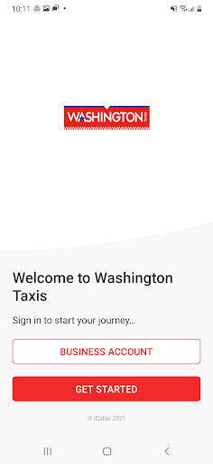 Android application Washington Taxis screenshort