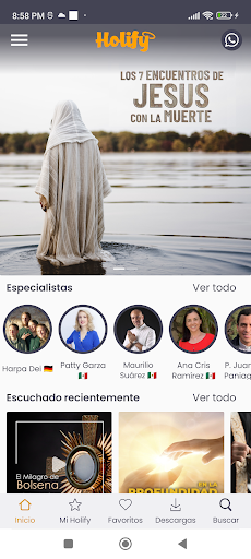 Android application Holify screenshort