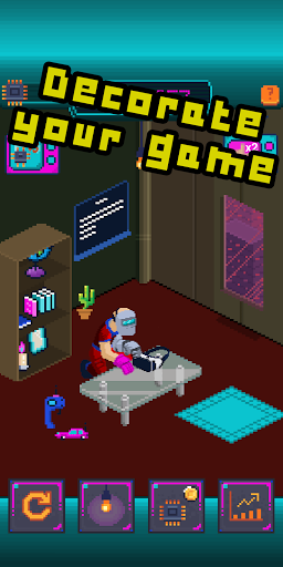 Android application IdlePunk - Idle Clicker screenshort