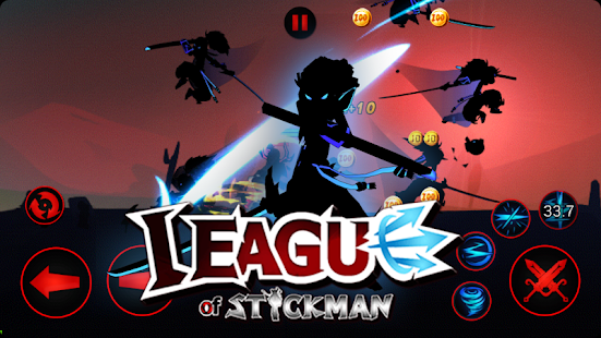 League of Stickman 2021- Ninja Ekran Görüntüsü