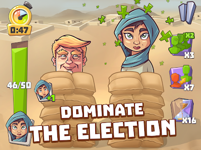 Vote Blitz! Clicker arcade & idle politics game banner