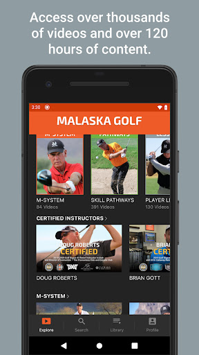 Malaska Golf Screen 3