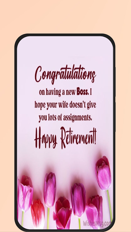 retirement wishes - 3 - (Android)