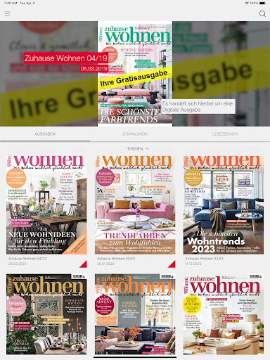 Android application Zuhause Wohnen screenshort