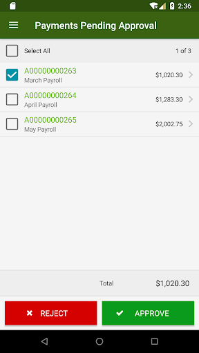 Peach State Bank Treasury Mana Screen 2