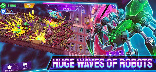 Cyber Fusion – Idle Merge Defence MOD APK 1.4.1 (Free Purchase) 5