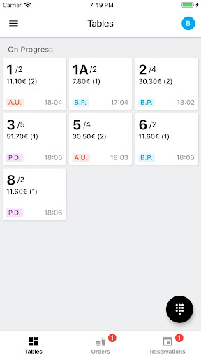 Android application OKO Restaurant screenshort