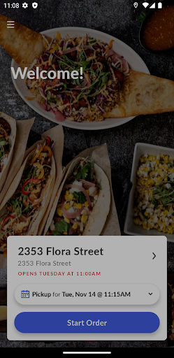 Android application Flora Cantina screenshort