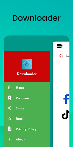 Android application Fast&Easy Video Downlaoder App screenshort