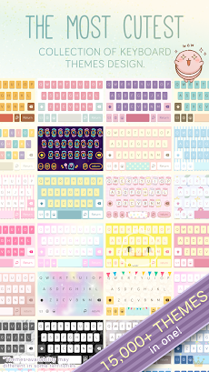 Pastel Keyboard Themes Colorのおすすめ画像3