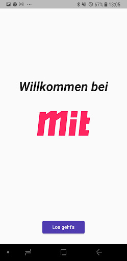 Android application mit - mobil screenshort