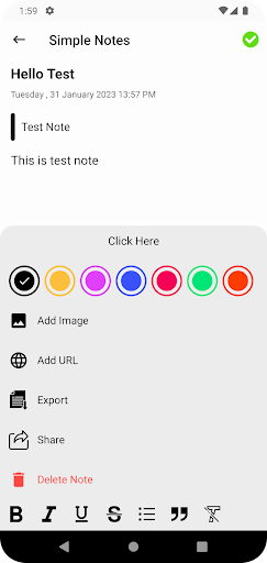 Simple Notes Notebook Screen 3
