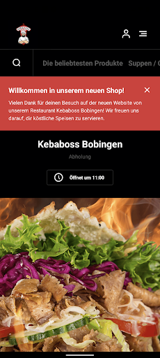 Android application Kebaboss Bobingen screenshort
