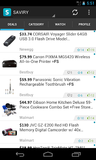 Saviry - Deals,Freebies,Sales Screen 2