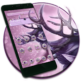 Orchid Deer Horn Theme icon