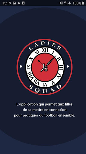 Android application Ladies Squad screenshort
