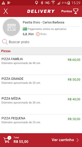Pastta Doro Pizzaria Screen 3